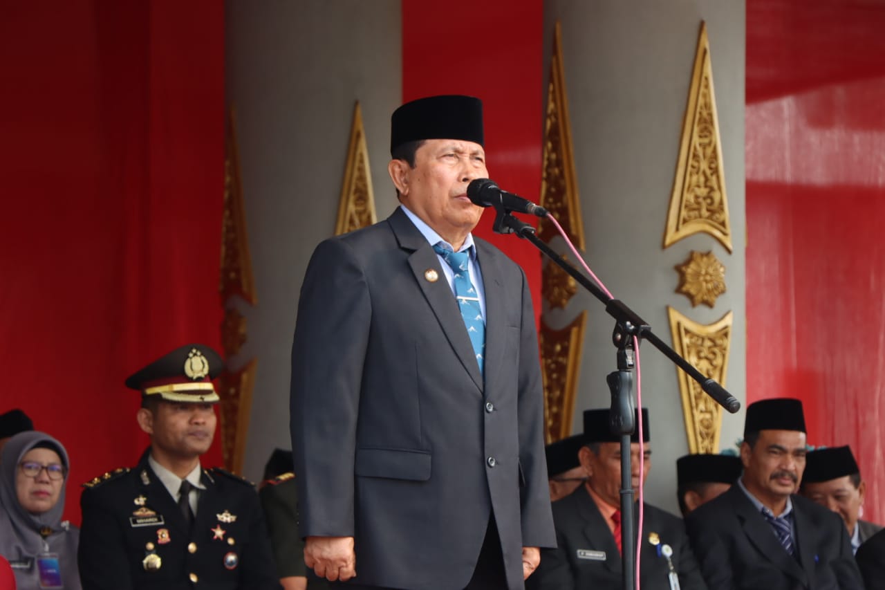Rokan Hulu Bupat H Sukiman Jadi Inspektur Upacara Peringatan Hari Kesaktian Pancasila